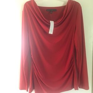 White House Black Market Red top NWT